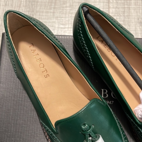 Green leather loafers - Size 6.5 - Talbots - NWT - Picture 3 of 6